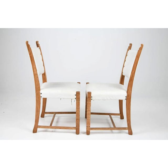 Mid-Century Modern Mid 20th Century 4 Danish Modern Dining Chairs Set For Sale - Image 3 of 9