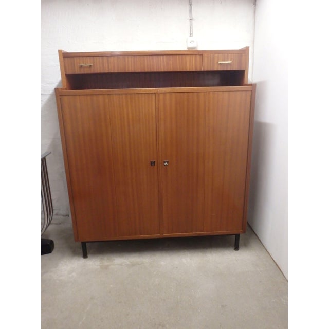 Large Chest of Drawers with Mirror, 1950s For Sale - Image 16 of 16