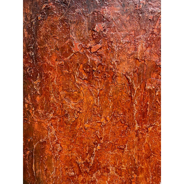 Original Abstract Large Oil Modern Painting by Sonia Gold "Unspoken" For Sale - Image 4 of 10