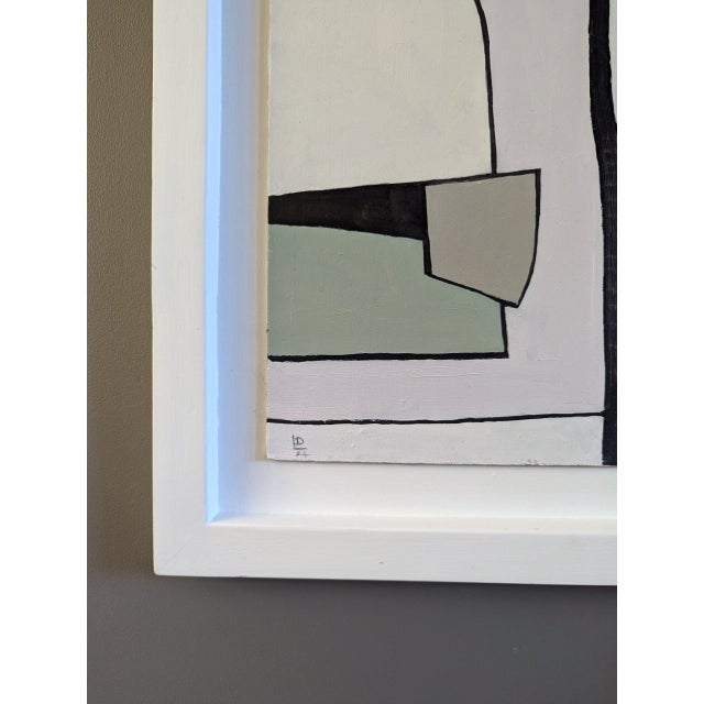 Paint 2024 Contemporary 'Light Hearted Conversation' Original British Abstract Oil Painting, Framed For Sale - Image 7 of 9