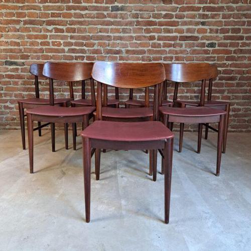 Vintage Chairs, Denmark, 1960s, Set of 8 For Sale - Image 5 of 5
