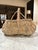 Large Vintage Handwoven Farmhouse Buttock Egg Basket or Harvest Basket. Great in Americana, Primitive & Cottage Core Decor. See Pics! For Sale - Image 4 of 8