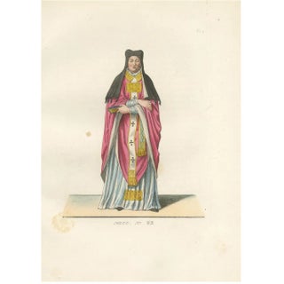 Religious Costume, 1400s, Paper For Sale