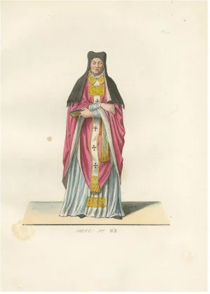 Religious Costume, 1400s, Paper