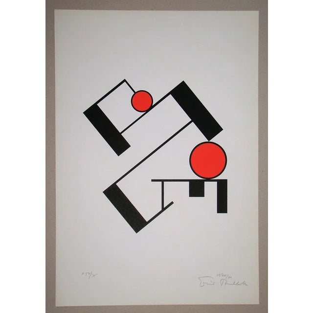 Composition Screen Print by Erich Buchholz, 1920 For Sale - Image 8 of 12