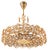 Bubble Chandelier in Swarovski Crystal & 24k Gilt Brass from Palwa, Germany, 1970s For Sale