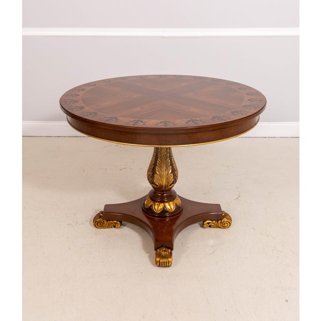 AGE • Approx: 20 Years Old DETAILS • Platform Pedestal Base • Nice Carved Details • High Quality Construction •...