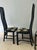 Late 20th Century Black Lacquer Chairs For Sale - Image 4 of 5