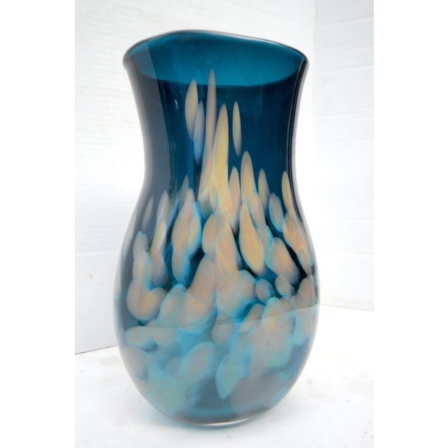 2008 Signed Dale Chihuly Studio Edition "Macchia" Art Glass Vase For Sale - Image 11 of 18