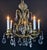 Antique French Brass & Crystal Birdcage Chandelier – 5 Light For Sale - Image 14 of 17