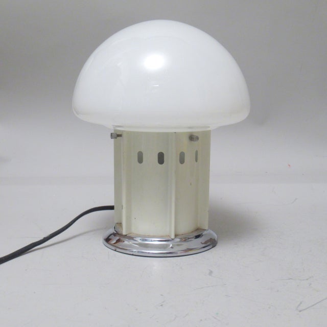Cream Vintage Italian Lamp, 1960s For Sale - Image 8 of 8