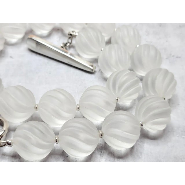 Contemporary Rock Crystal Necklace For Sale - Image 3 of 9