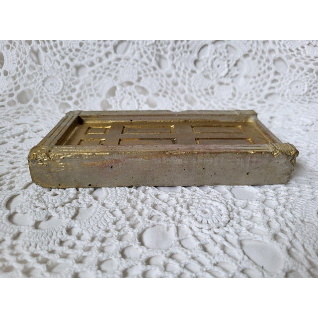 Boho Chic Cast Cement Decorative Door Sculpture For Sale - Image 3 of 3