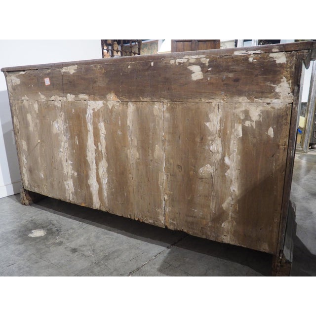 Antique Italian Painted 2-Door Credenza From Tuscany, 19th Century For Sale - Image 9 of 16