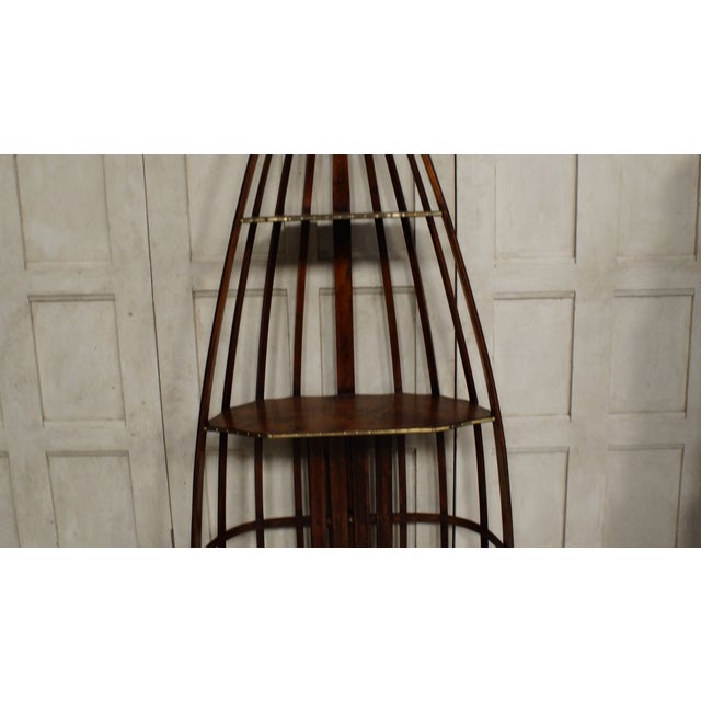 Vintage Skeleton Canoe Bookshelf by Blandford, 1940 For Sale - Image 11 of 12