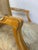 Beige Late 20th Century French Provincial Louis XV Style Cane Back Accent Arm Chair For Sale - Image 8 of 8
