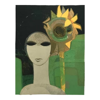 1969 Andre Minaux Original Lithograph V1-5 Mourlot For Sale