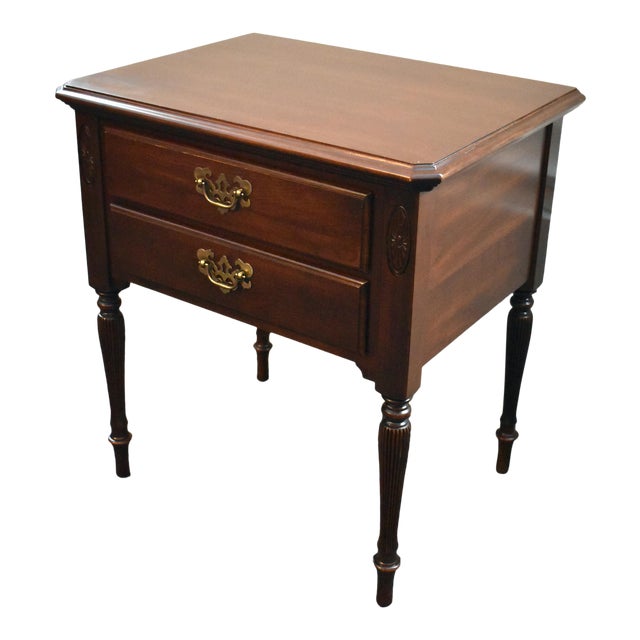 Vintage Ethan Allen Court Two Drawer Nightstand Chairish