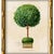 Illustration Framed Reproduction Vintage "Topiary Garden (2)" Art Print For Sale - Image 3 of 5