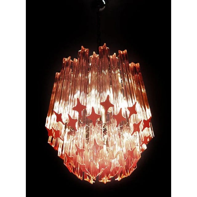 Quadriedri Glass Chandeliers, Murano, Set of 3 For Sale - Image 10 of 11