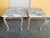 Early 20th Century Marble-Top Infinity Side/End Tables Set of 2 For Sale - Image 11 of 11
