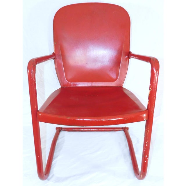 These two chairs are in solid, good, usable condition with next to no corrosion present. They are not a matched pair, and...