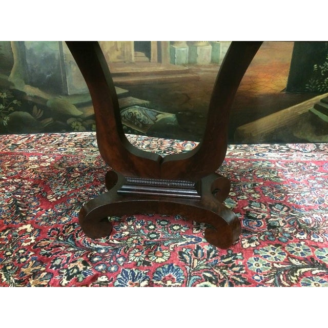 Antique Games Table, Empire Games Table For Sale - Image 9 of 11