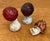 Late 20th Century Vintage Glazed Ceramic Mushrooms - Set of 3 For Sale - Image 5 of 12