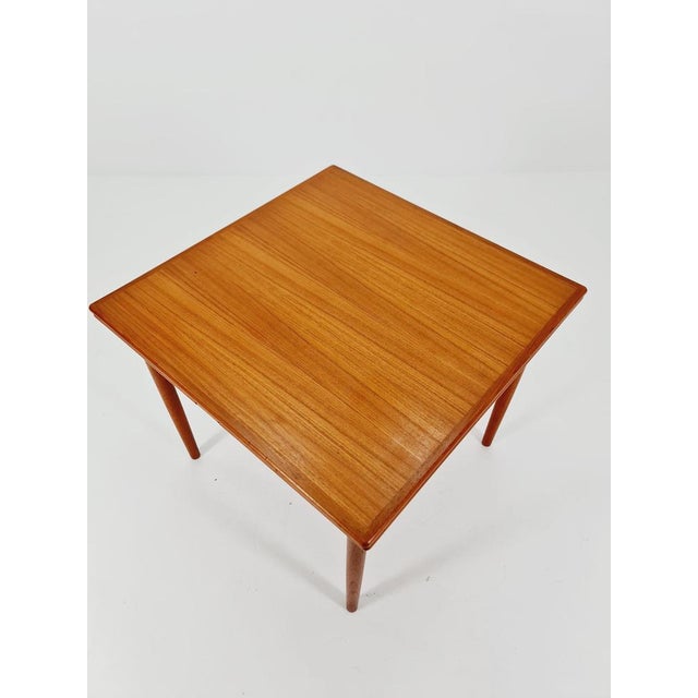 Danish Rectangular Teak Table with Two Extension Leaves, 1960s For Sale - Image 6 of 11