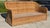 Contemporary Vintage 72” Handwoven Rattan Sofa With Large Braid Trim For Sale - Image 3 of 12