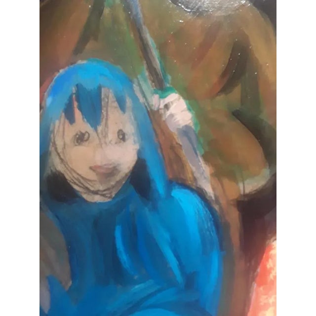 Veronik Isaeva-Agenos, Carnival, 2020, Acrylic on Plate For Sale - Image 4 of 11