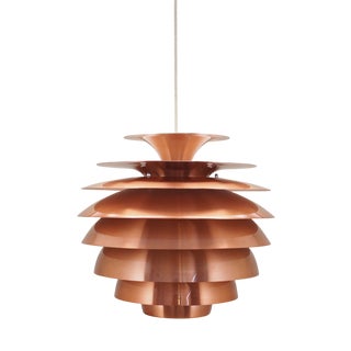 Vintage Danish Pendant Lamp by Bent Karlby for Lyfa, 1980s For Sale