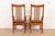 Stickley Mission Arts & Crafts Cherry Wood High Back Spindle Armchairs, Pair For Sale - Image 10 of 12