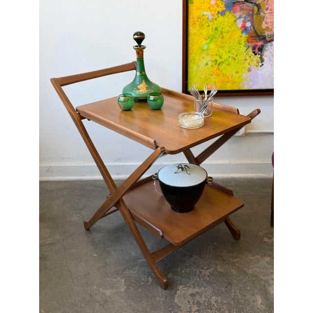 Bar cart alert! Just in, we have a 1960’s teak bar cart by Grete Jalk for Poul Jeppesen available. This mid-century modern...