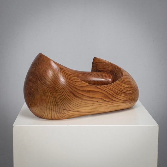 Ineke Van Zuuren, Flying Solo Organic Sculptural Form, 1970s, Pine For Sale - Image 3 of 8