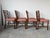 1960s English Georgian Chinese Chippendale Style Mahogany Cockpen Dining Chairs – Set of 4 For Sale - Image 4 of 17