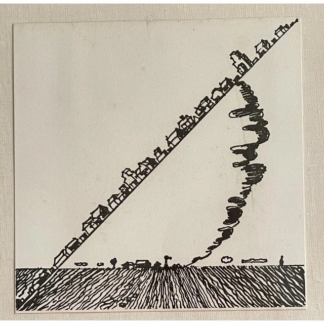 PALM BEACH ESTATE FIND!! Joe Zucker print entitled “The Relocation of Property by Natural Forces.” It is part of the...