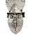 African Bamana Ntomo Marka Mask W/ Aluminum 22.5" H For Sale - Image 4 of 9