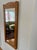 Rustic European Vintage Danish Country Pine Mirror With Beveled Glass For Sale - Image 3 of 11