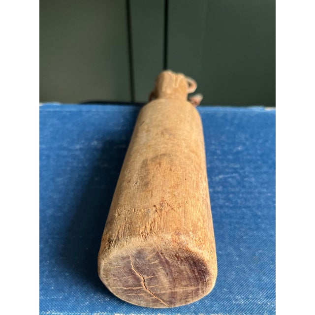 Antique Handcrafted Wooden Masher For Sale - Image 4 of 6