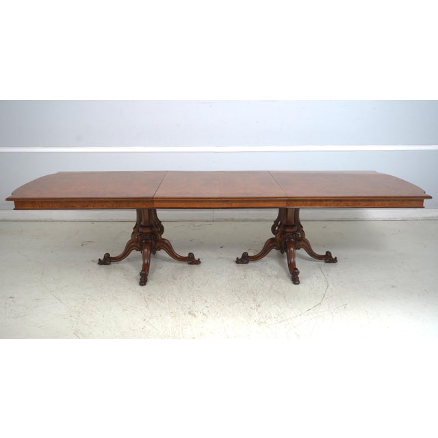 Italian Continental Style Carved Dining Room Table For Sale - Image 10 of 18