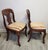Set of Four Biedermeier Revival Walnut Dining Chairs, Early 20th Century For Sale - Image 4 of 10