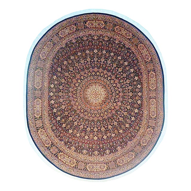 Vintage Tabriz Gombad, 1990s For Sale