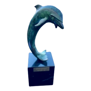 1980s Dolphin Sculpture by John Jagger