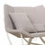 Grey Fabric Sway Rocking Lounge Chair with White Frame by Markus Krauss For Sale - Image 13 of 13