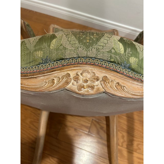 Pairs of Late 20th Century Upholstered Chairs For Sale - Image 9 of 11