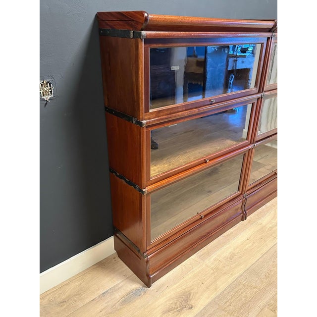 Modular Bookcase from Globe Wernicke, 1890s, Set of 6 For Sale - Image 6 of 11