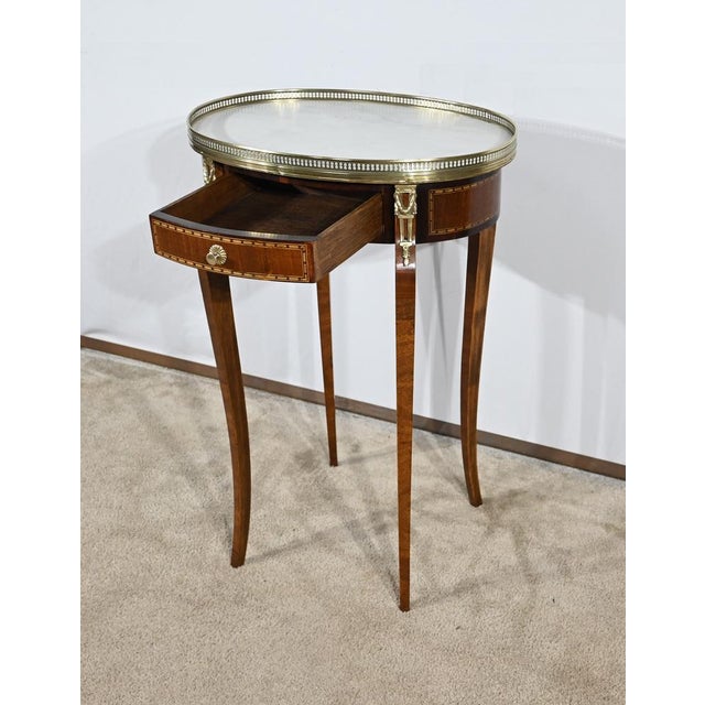 Early 20th Century Louis XVI Mahogany Living Room Table For Sale - Image 14 of 18