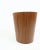 The teak waste bin of Swedish design from Servex, produced around the 1960s, represents a beautiful union of functionality...