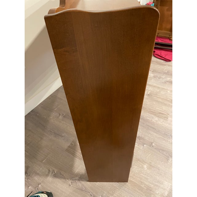 American Vintage Ethan Allen Heirloom Nutmeg (Solid Maple) Bed For Sale - Image 3 of 7